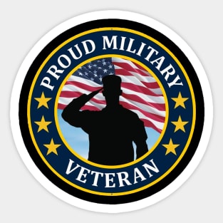 military veteran Sticker